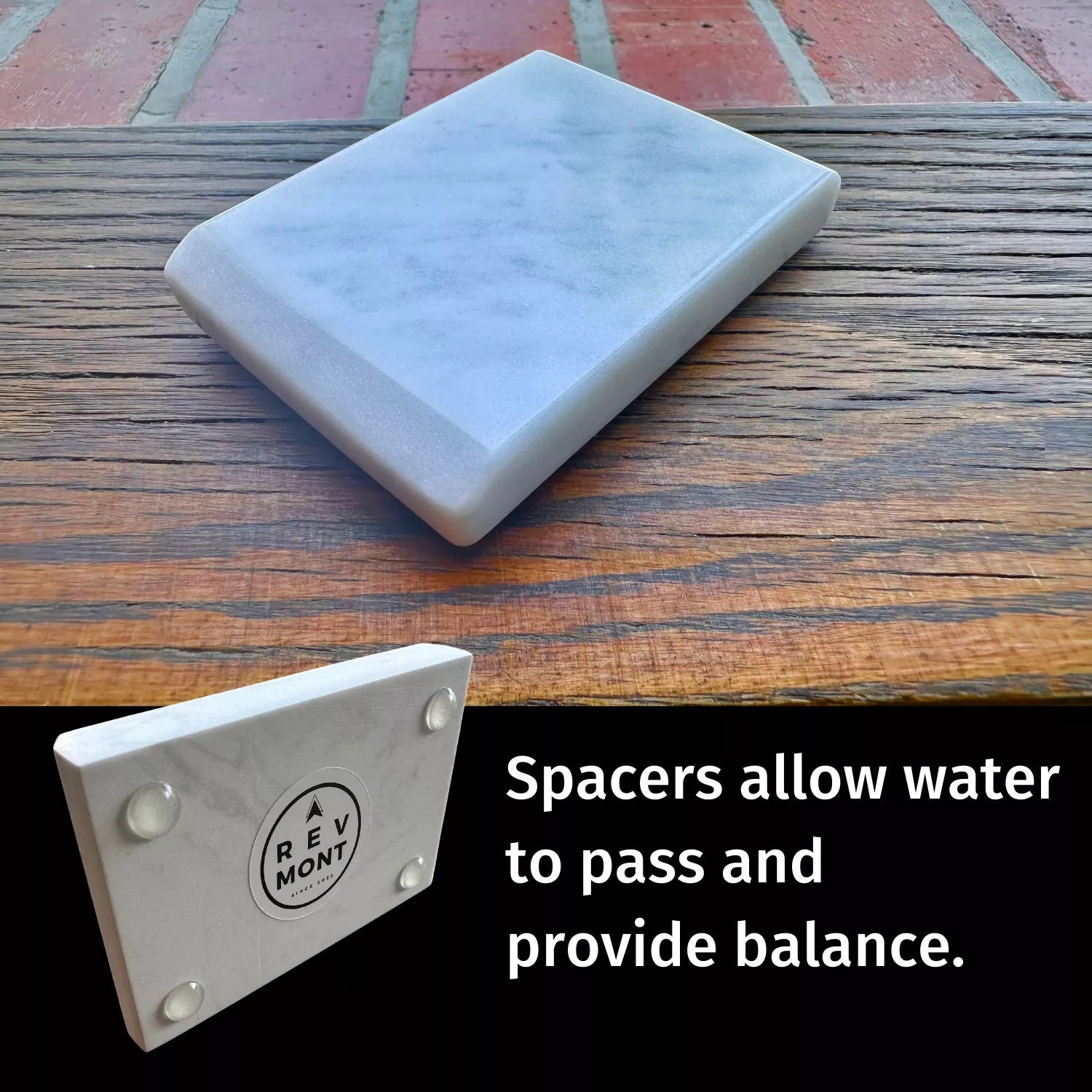 Razor Tapping Stone Top and Bottom